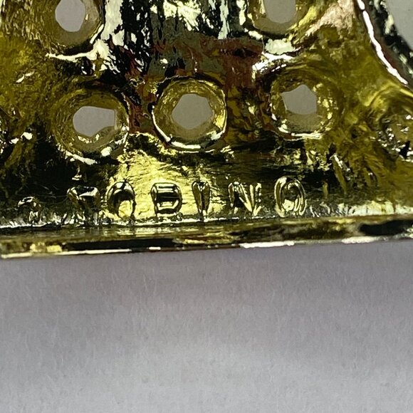 Vintage Torino Earring Holder Tree Rose Gold Tone - Picture 8 of 9